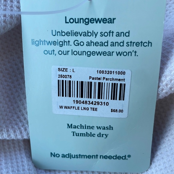 NWT! Tommy John ‘waffle lounge tee’. Small (2 colors). L. $68 - Picture 15 of 16